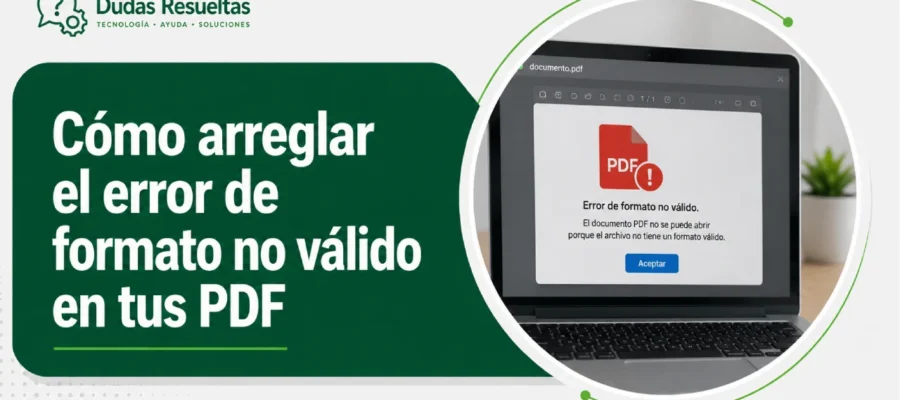 Cómo arreglar el error de formato no válido en tus PDF