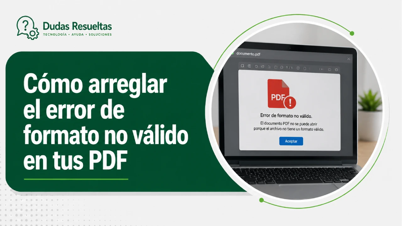 Cómo arreglar el error de formato no válido en tus PDF
