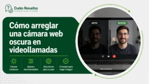 Cómo arreglar una cámara web oscura en videollamadas
