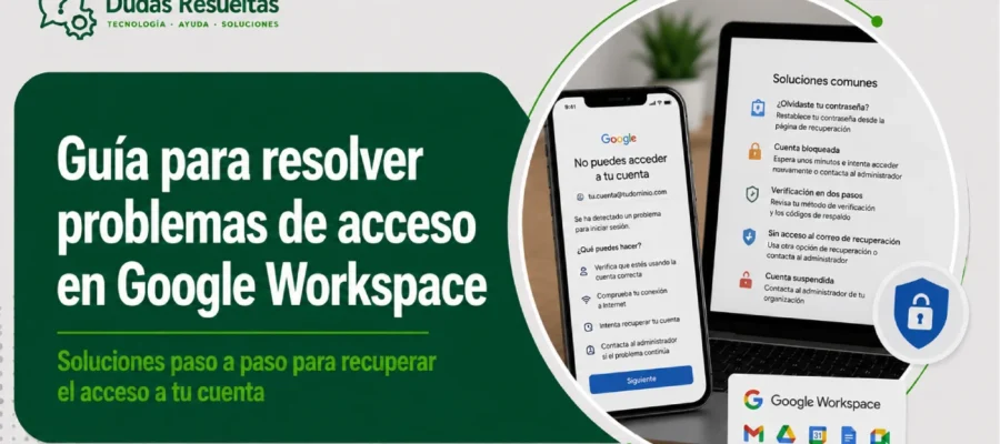 Guía para resolver problemas de acceso en Google Workspace