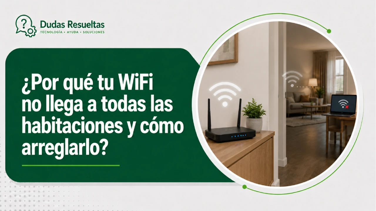 Por qué tu WiFi no llega a todas las habitaciones y cómo arreglarlo