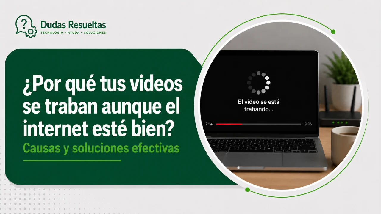 Por qué tus videos se traban aunque el internet esté bien