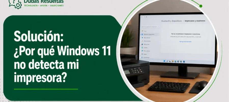 Solución: ¿Por qué Windows 11 no detecta mi impresora?