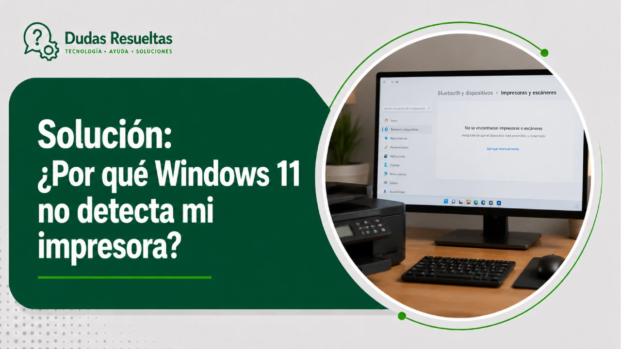 Solución: ¿Por qué Windows 11 no detecta mi impresora?