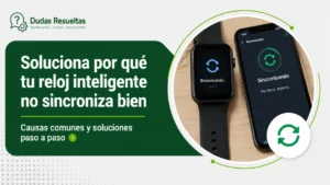 Soluciona por qué tu reloj inteligente no sincroniza bien