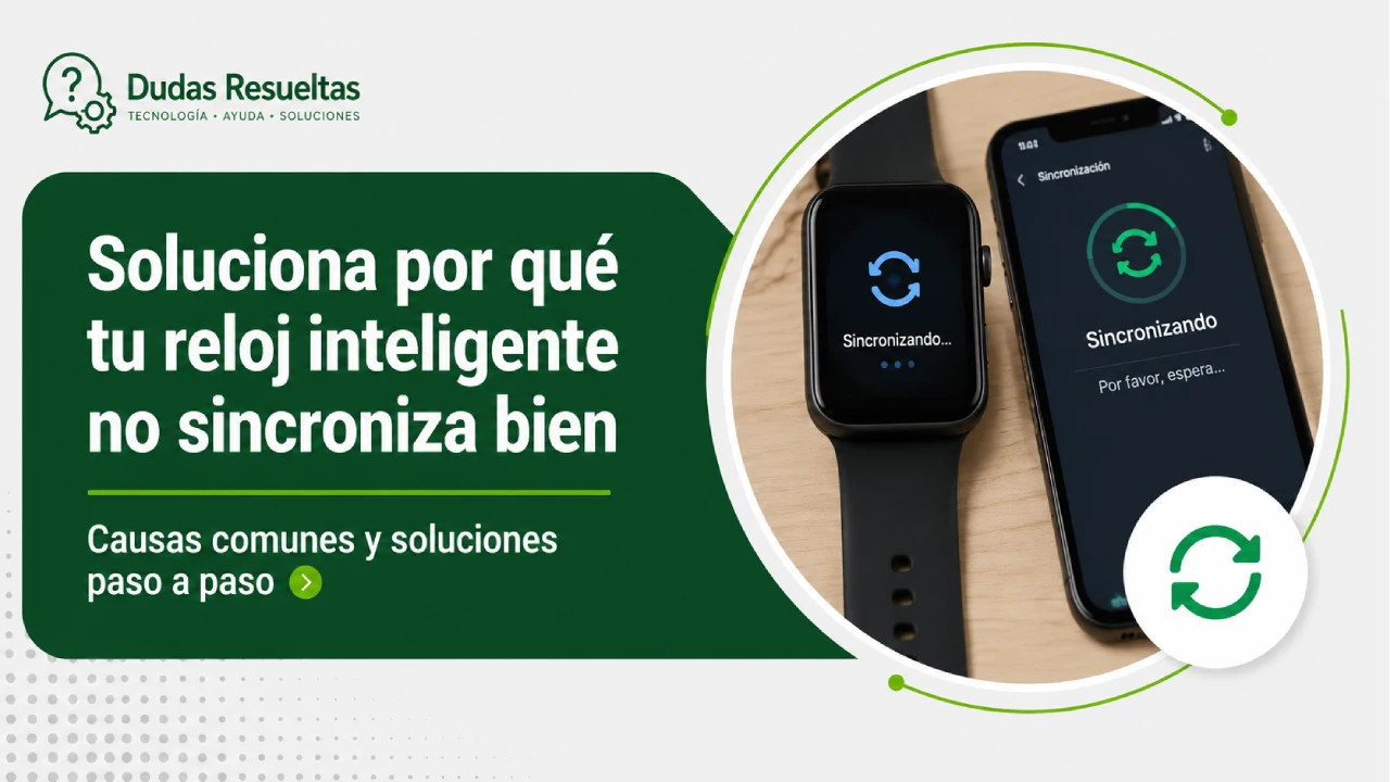 Soluciona por qué tu reloj inteligente no sincroniza bien