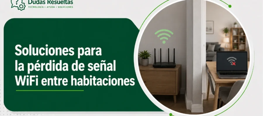 Soluciones para la pérdida de señal WiFi entre habitaciones