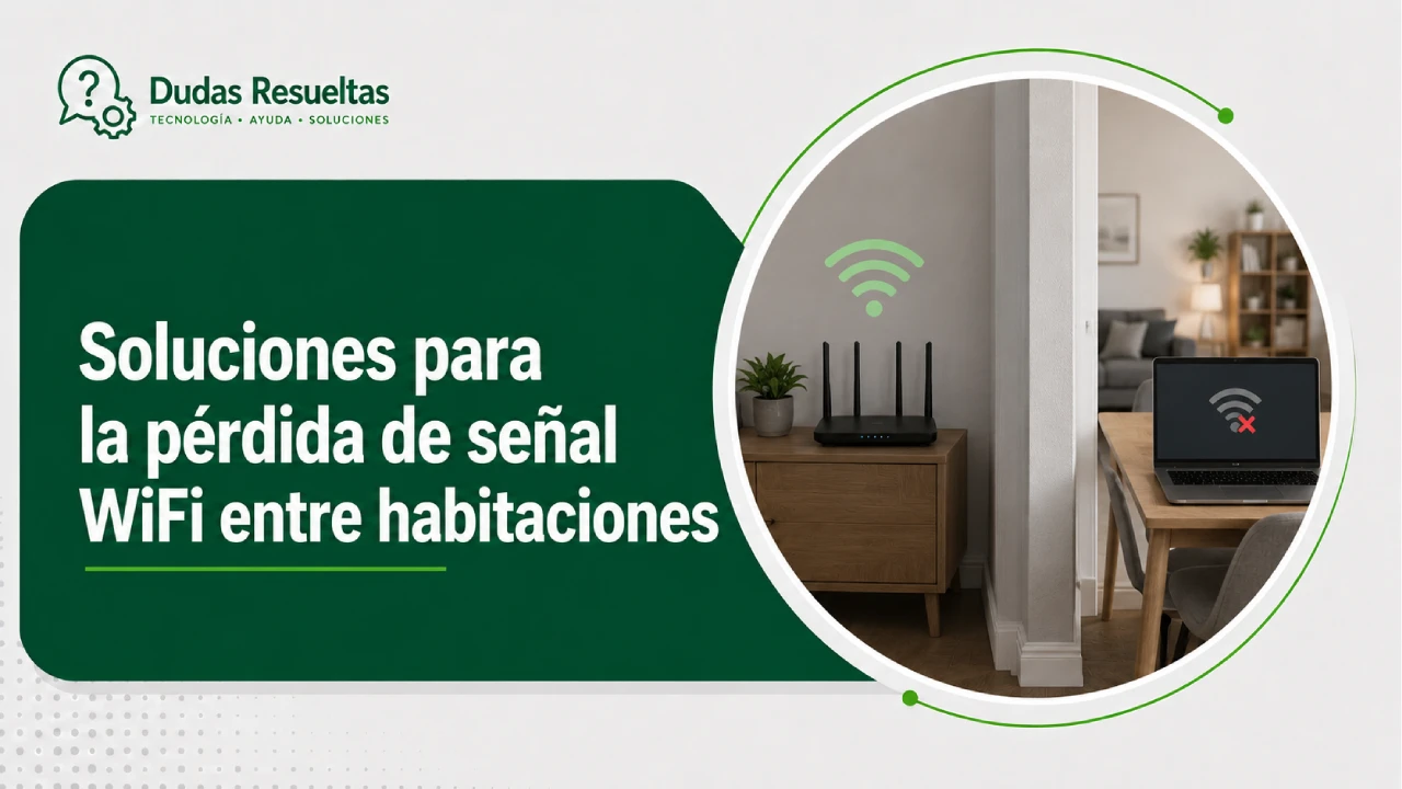 Soluciones para la pérdida de señal WiFi entre habitaciones