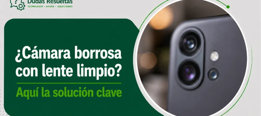 ¿Cámara borrosa con lente limpio? Aquí la solución clave