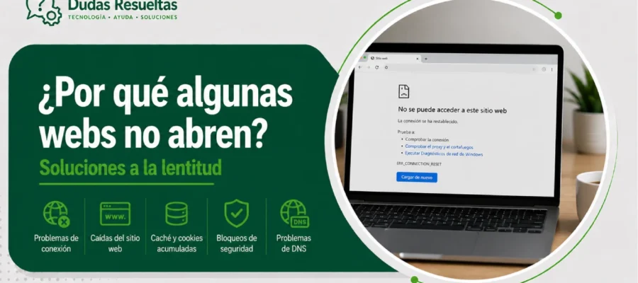 ¿Por qué algunas webs no abren? Soluciones a la lentitud