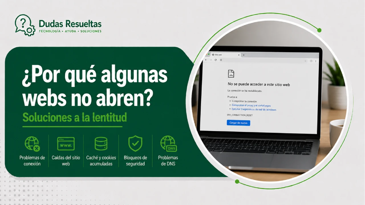 ¿Por qué algunas webs no abren? Soluciones a la lentitud