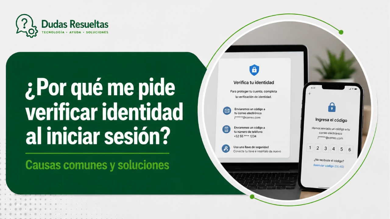 ¿Por qué me pide verificar identidad al iniciar sesión?