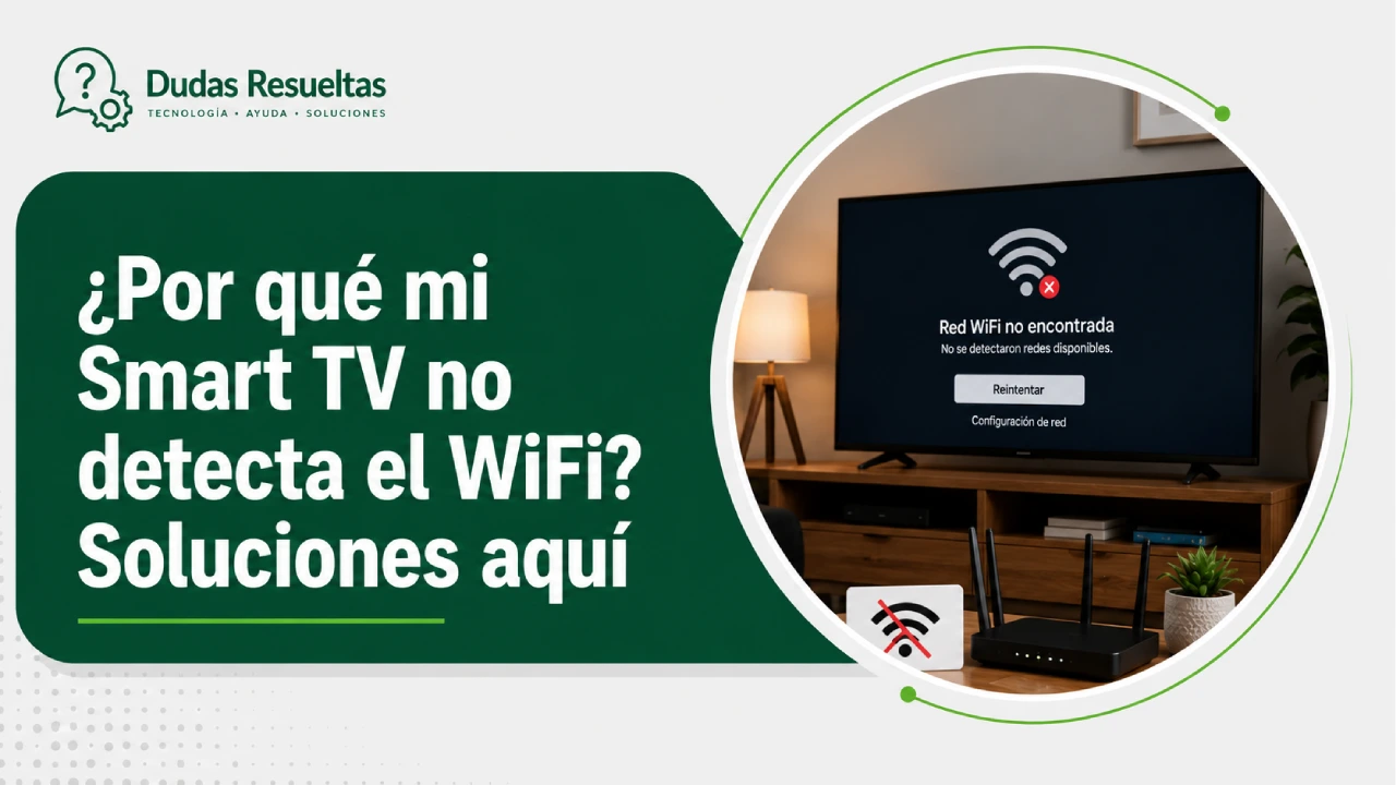¿Por qué mi Smart TV no detecta el WiFi? Soluciones aquí