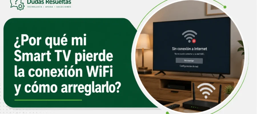 ¿Por qué mi Smart TV pierde la conexión WiFi y cómo arreglarlo?