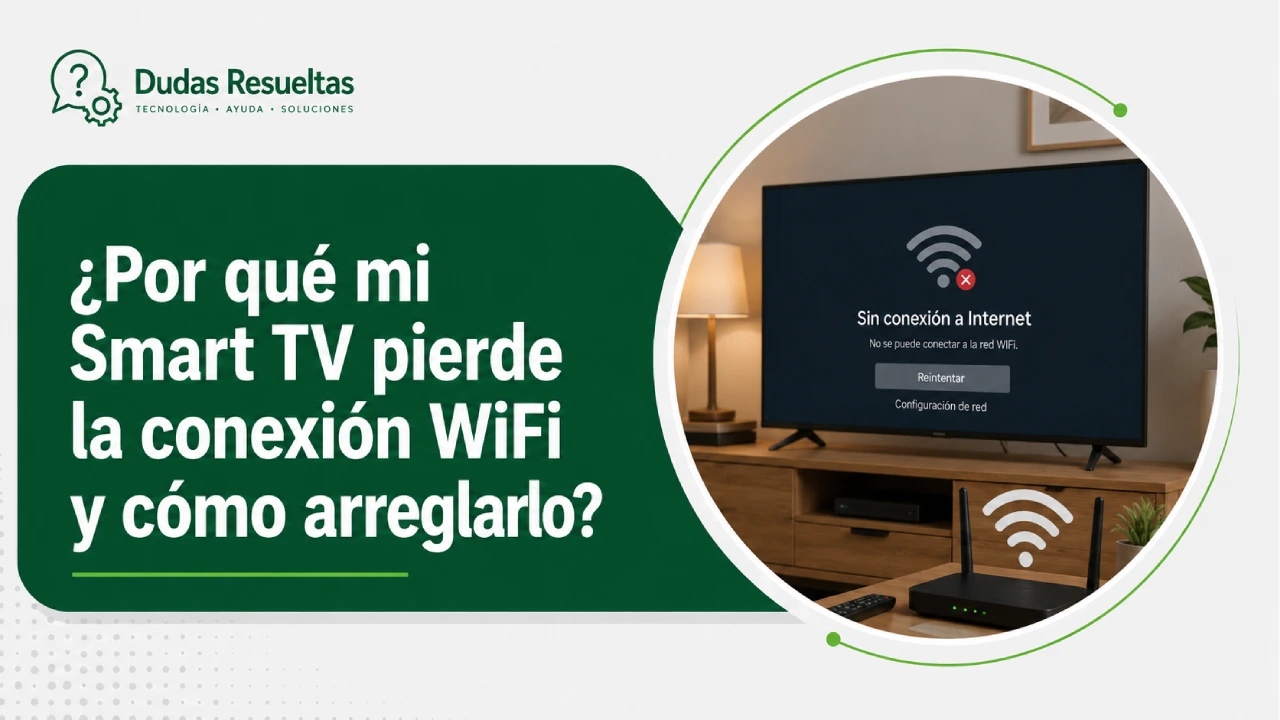 ¿Por qué mi Smart TV pierde la conexión WiFi y cómo arreglarlo?
