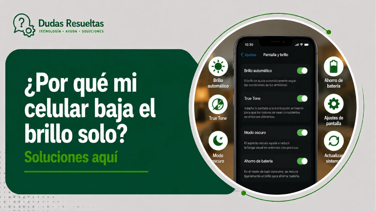 ¿Por qué mi celular baja el brillo solo? Soluciones aquí