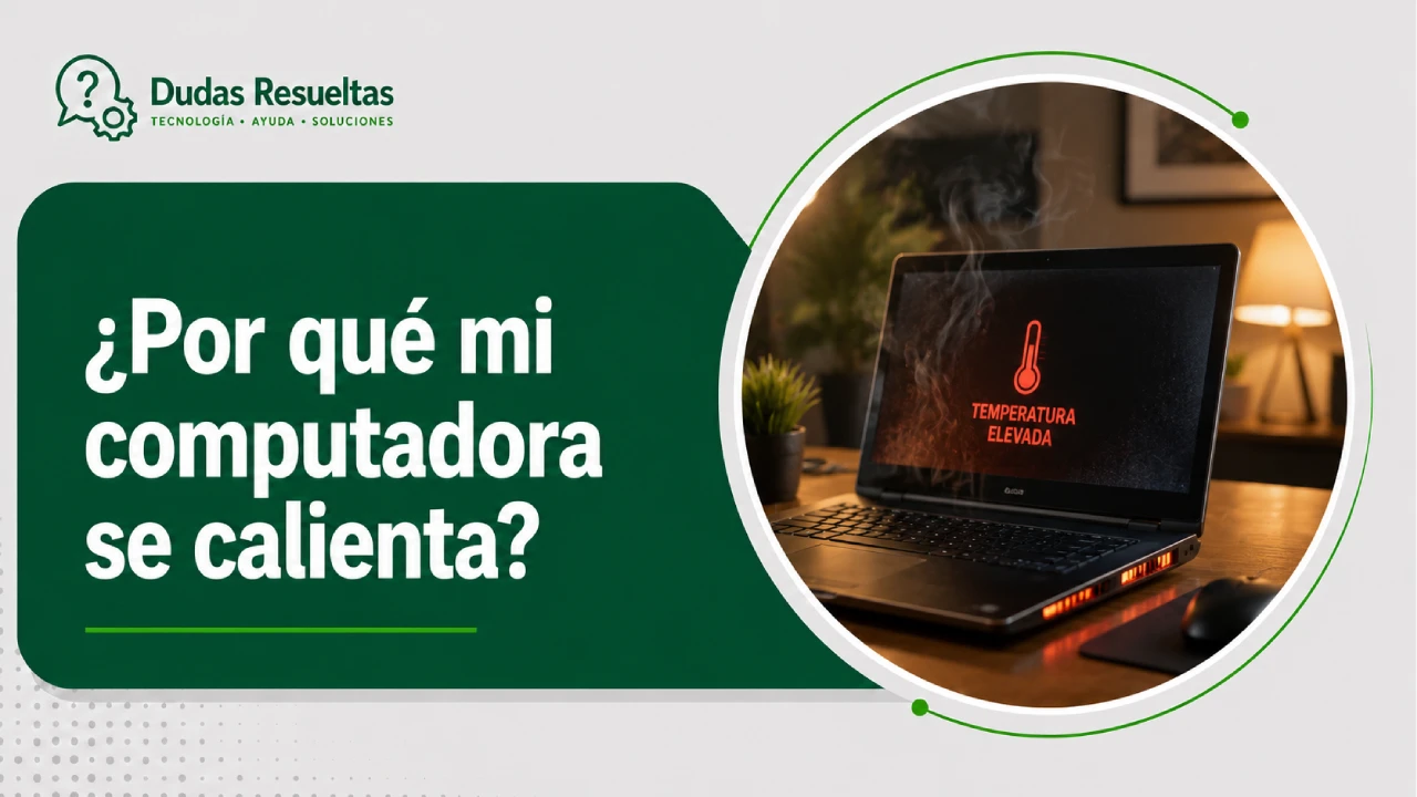 ¿Por qué mi computadora se calienta? Causas y soluciones