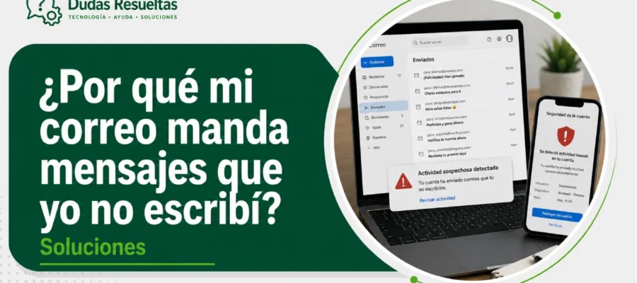 ¿Por qué mi correo manda mensajes que yo no escribí? Soluciones