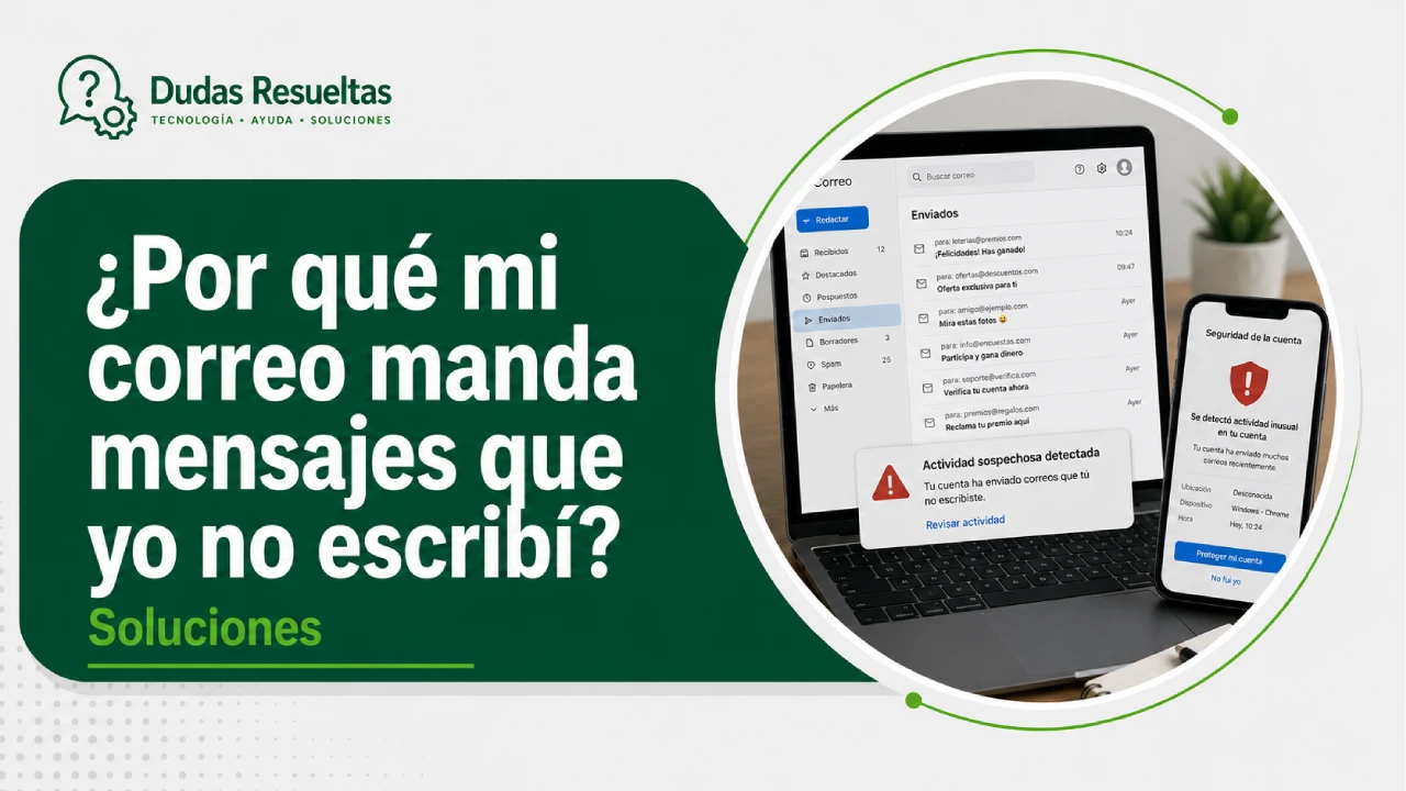 ¿Por qué mi correo manda mensajes que yo no escribí? Soluciones