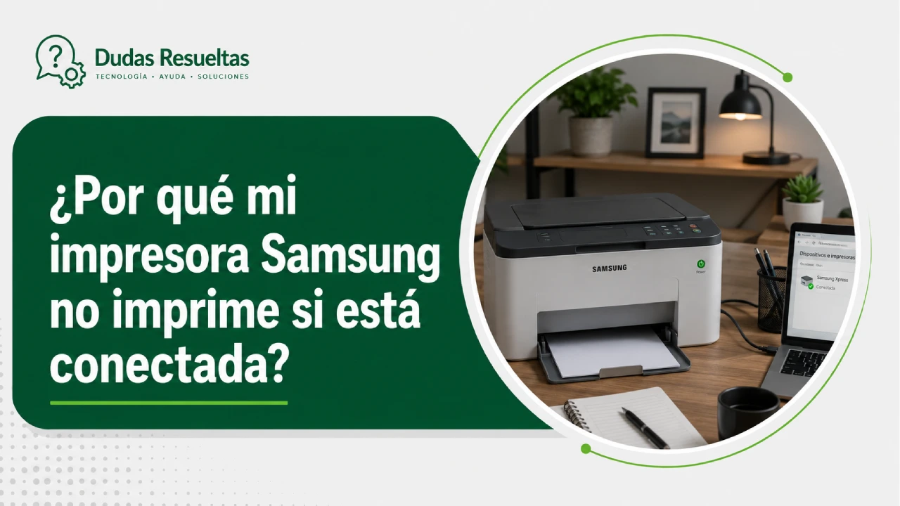 ¿Por qué mi impresora no imprime si está conectada?
