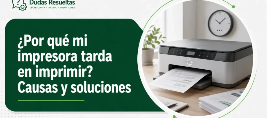 ¿Por qué mi impresora tarda en imprimir? Causas y soluciones