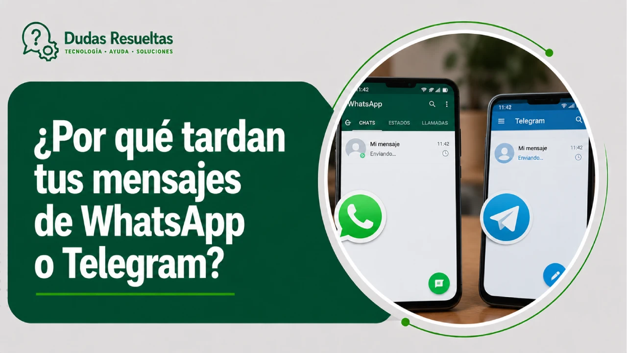 ¿Por qué tardan tus mensajes de WhatsApp o Telegram?