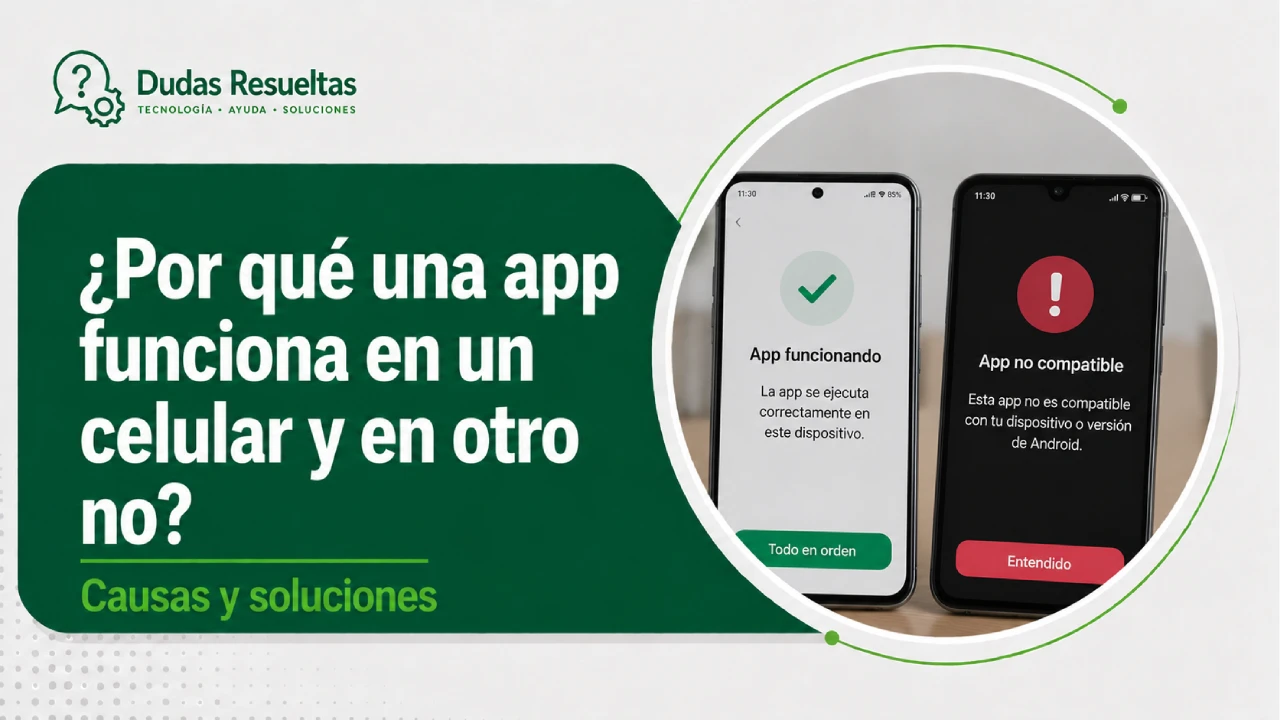 ¿Por qué una app funciona en un celular y en otro no?