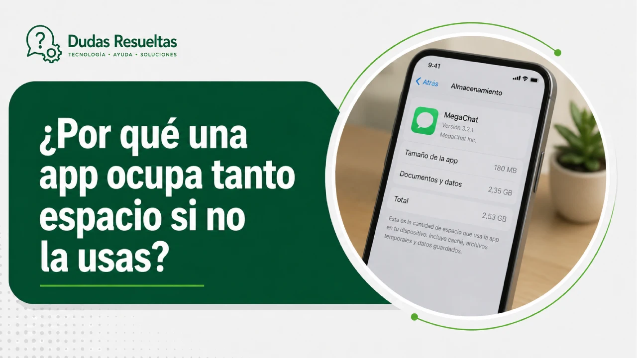 ¿Por qué una app ocupa tanto espacio si no la usas?