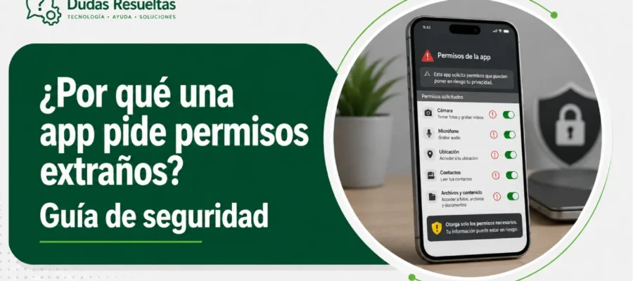 ¿Por qué una app pide permisos extraños? Guía de seguridad