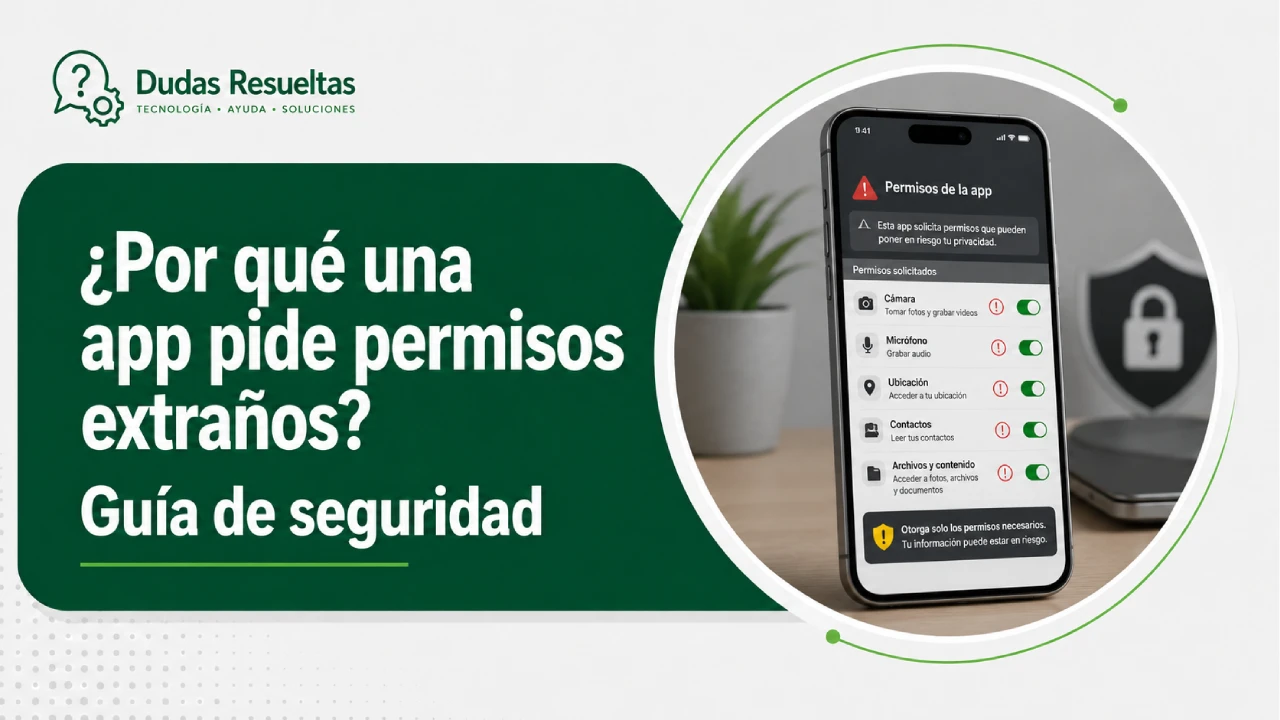 ¿Por qué una app pide permisos extraños? Guía de seguridad