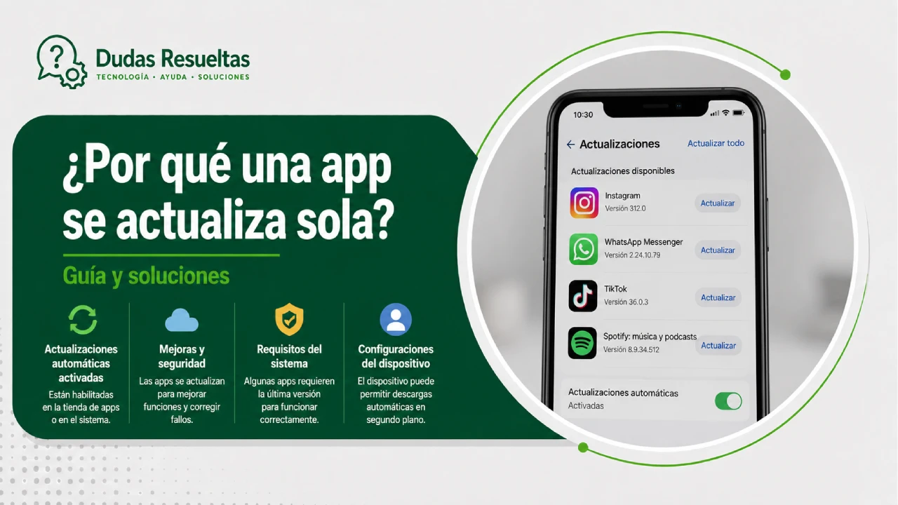 ¿Por qué una app se actualiza sola? Guía y soluciones
